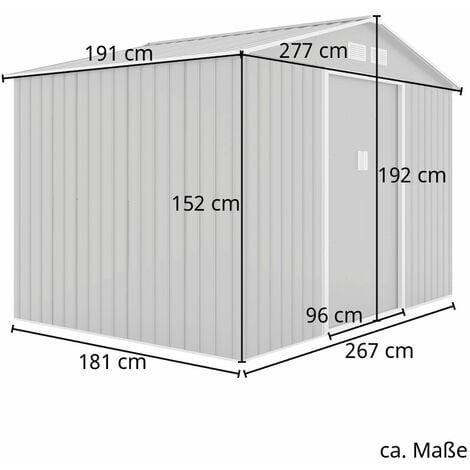 Abri de jardin HATTORO S200 XXL