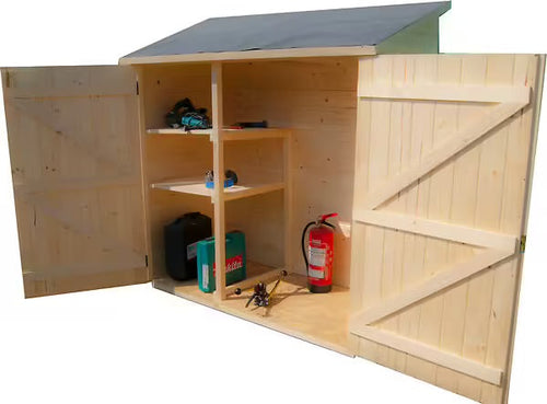 Abri de jardin mural - Bois - 1m2
