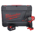Milwaukee M18 FPD3-501X Perceuse-visseuse à percussion sans fil 18 V 158 Nm Brushless + 1x batterie 5,0 Ah + HD Box - sans chargeur