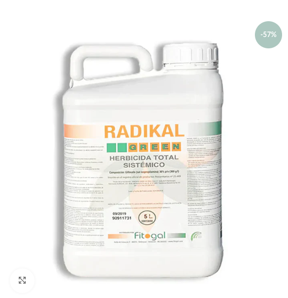 Désherbant Radikal Glyphosate Herbicide 5L