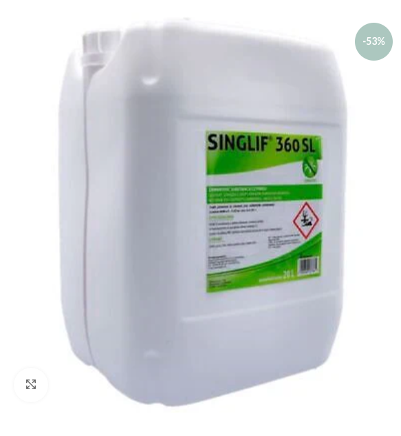 Singlif 360 SL (Glyphosate) 20L Mauvaises Herbes Désherbant Pelouse Jardin Glyphosate