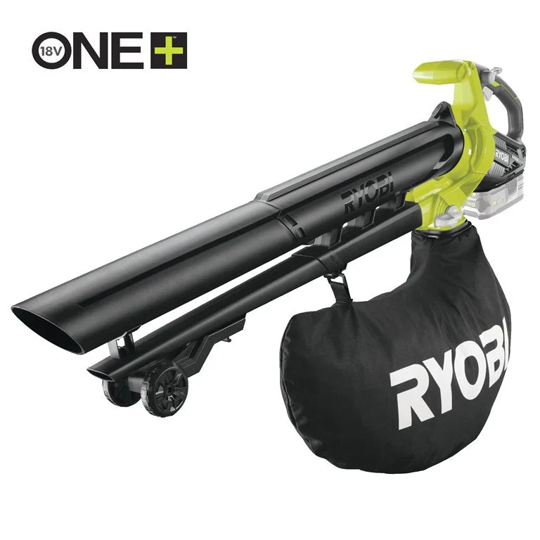 RYOBI - Souffleur aspiro-broyeur Brushless 18V ONE+™ (Batterie 2,5 Ah ONE+ et Chargeur Offerts)
