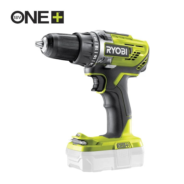 RYOBI - Perceuse-visseuse 2 vitesses 18V ONE+™ (Vendue sans batterie ni chargeur)