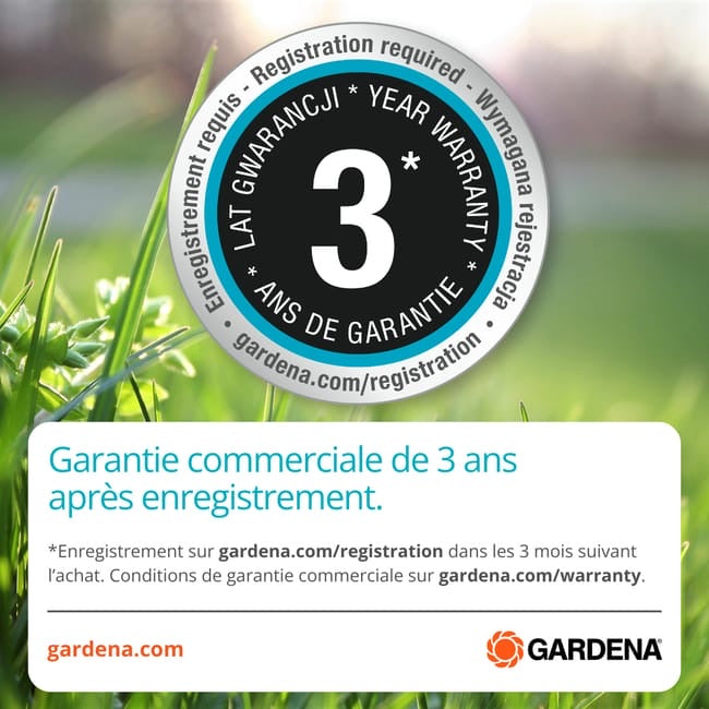 Robot tondeuse connecté GARDENA Sileno minimo - 500m² - 15202-26 Bluetooth