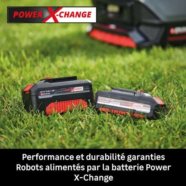 Robot tondeuse STERWINS 400m² + Batterie 18V