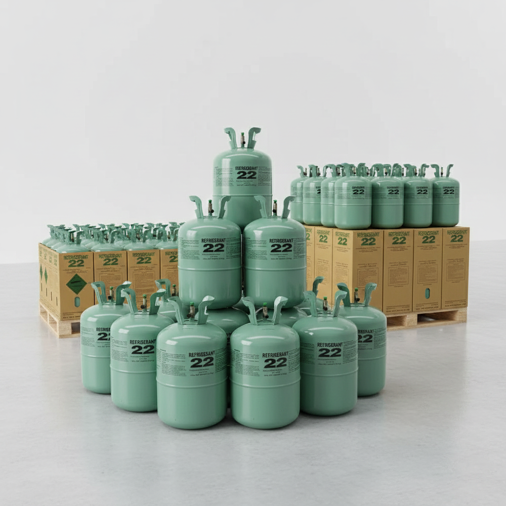 Réfrigérant R-22 – Bouteille de 13,6 kg (30 lb) – Neuf & Scellé