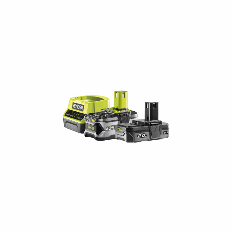 RYOBI - Pack RYOBI complet 5 outils - 2 batteries 2.0Ah et 4.0Ah - 1 chargeur - R18CK5A-242S